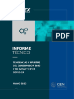 Tendencias y Habitos Del Consumidor 2020 y Su Impacto Por Covid 19 PDF