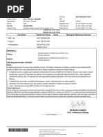 Sars Cov-2 RT PCR Test Name Observed Values Units Biological Reference Intervals ORF 1ab N Gene: Interpretation