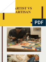 Artist vs. Artisan