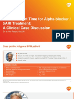 When Is Right Time For Alpha-Blocker / 5ARI Treatment: A Clinical Case Discussion