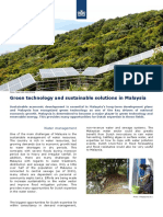 Green Technology and Sustainable Solutions in Malaysia