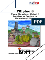 Filipino8 Q1 Mod5 Pananaliksik v3