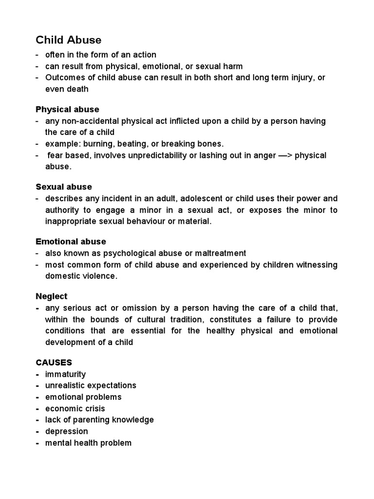 The Devastating Impacts of Child Abuse and Effective Prevention ...