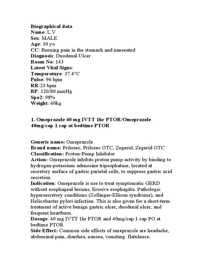 Omeprazole Drug Study Pdf