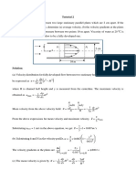 Maximum velocity between parallel plates