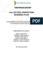 Entrepreneurship Protection Perfection Business Plan