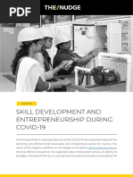 Skill Development and Entrepreneurship During COVID 19