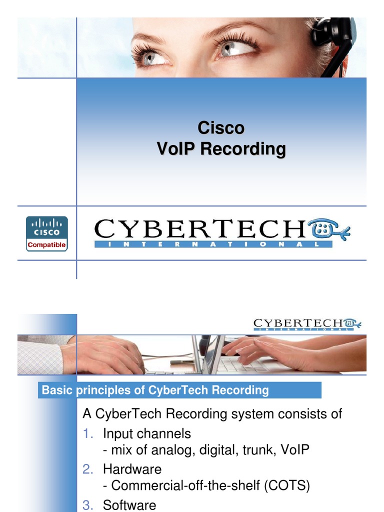 Cisco VoIP Recording Solutions Overview | PDF | Voice Over Ip ...