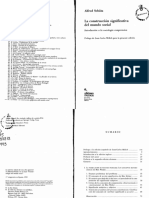 SCHUTZ, Alfred - La Construccion Significativa Del Mundo Social PDF