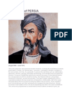 Avicenna of Persia: (August 980 - June 1037)