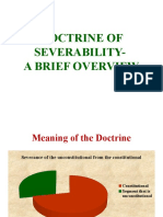Doctrine of Severability-A Brief Overview
