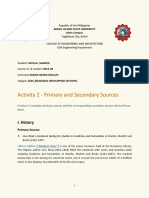 Primary and Secondary Resources 
