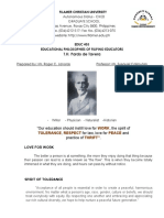 Educational Philosophy - Tavera PDF