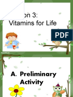 Lesson 3: Vitamins For Life
