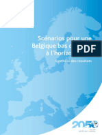 Scénarios pour une Belgique bas carbone à l’horizon 2050 (2013)