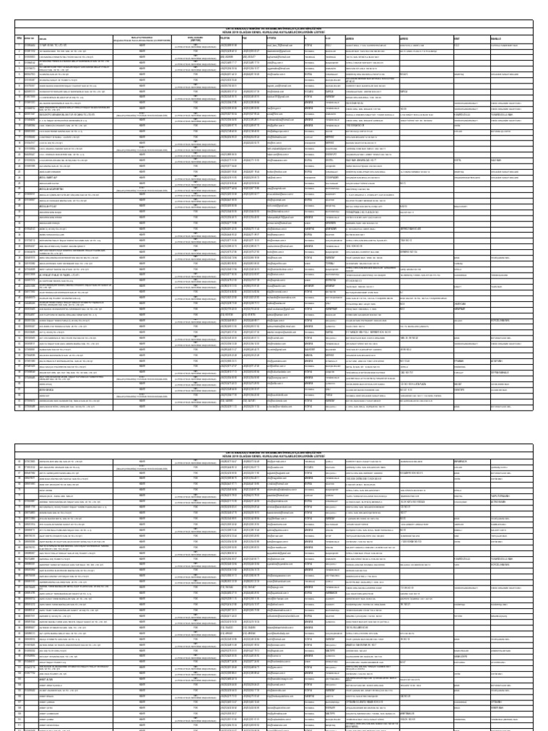 Asılacak Liste PDF