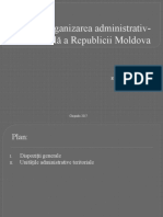 Organizarea Administrativ-Teritorial Al RM