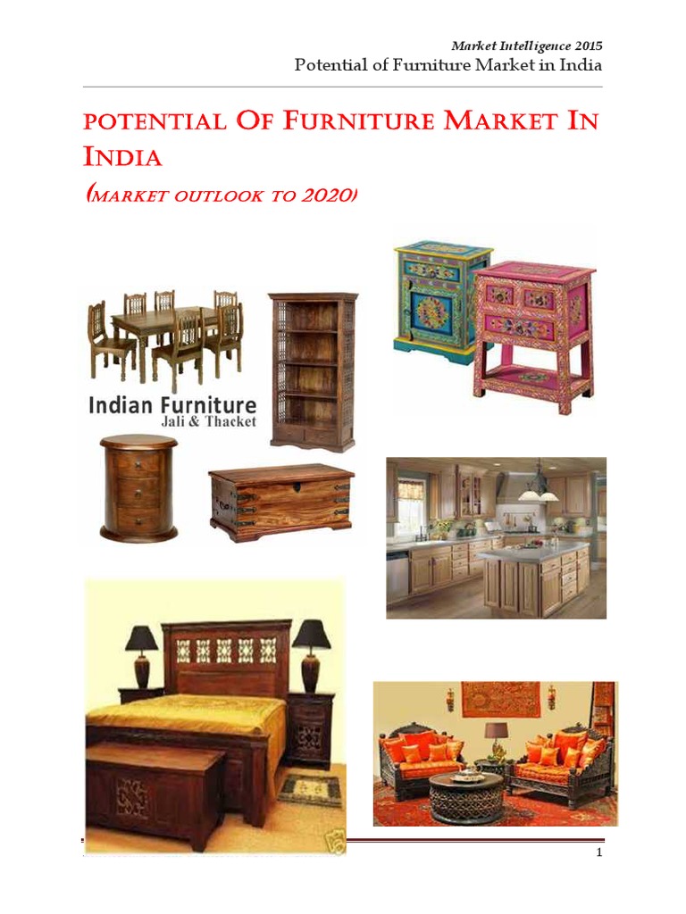 69fcb Potential of Furniture Market in India (Market Outlook To 2020