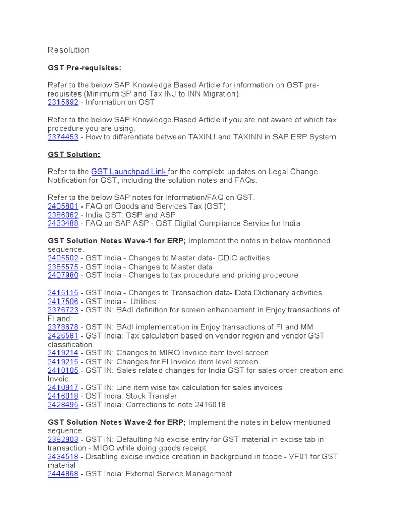 A Comprehensive Guide To Implementing Gst Tax Reform Solutions In Sap