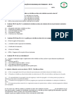 Avaliação de Segurança do Trabalho - NR 35