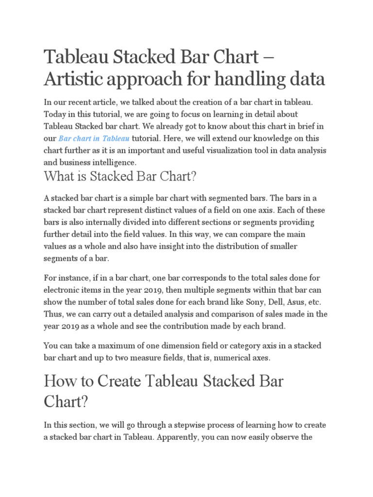 Tableau Stacked Bar Chart 51 | PDF | Chart | Cartesian Coordinate System