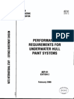 Performance Requirements For Underwater Hull Paint Systems: Allied Engineering Publication