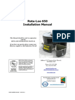 Rota-Loo 650 Installation Manual