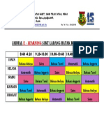 JADUAL E-LEARNING THN 1