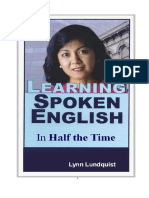 Learning Spoken English in Half The Time