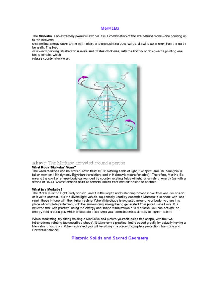 Understanding the Merkaba Symbol | PDF | Social Science