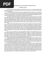 In A Group of 5 or 6, Study The Following Texts, and Then Provide An Outline For Each Text. Mcdonald'S or Ibm?