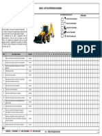 Check List Retroeacavadeira
