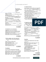 Pre-Intermediate Unit Test 3: Grammar