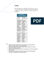 DESCRIPCION DEL INFORME Taller de Investigacion