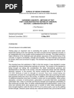 IS 516 (Part 5-Sec 1) - UPV Test PDF | PDF | Reinforced Concrete | Concrete