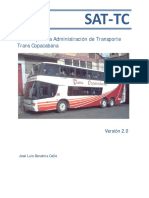 SAT-TC. Sistema para La Administración de Transporte Trans Copacabana. Versión 2.0. José Luis Sanabria Calle