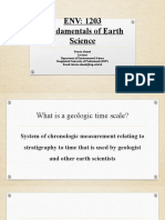 ENV: 1203 Fundamentals of Earth Science