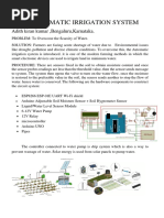 Automatic Irrigation System