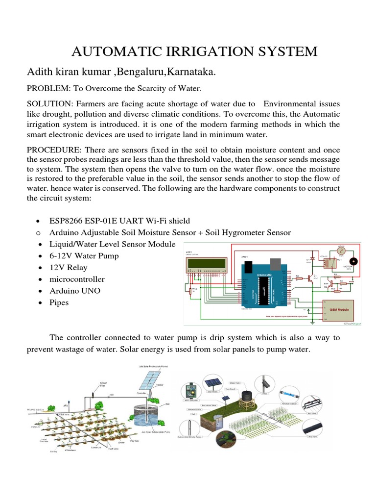Smart Automatic Irrigation System | PDF