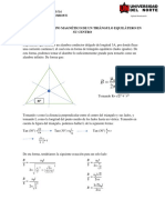 Campo Magnético de Un Triángulo Equilátero en Su Centro PDF