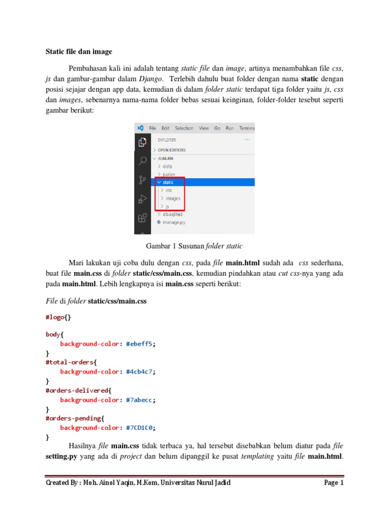 Modul 4 Static File Dan Image | PDF