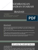 Ibadah Pengembangan Kepribadian Syariah