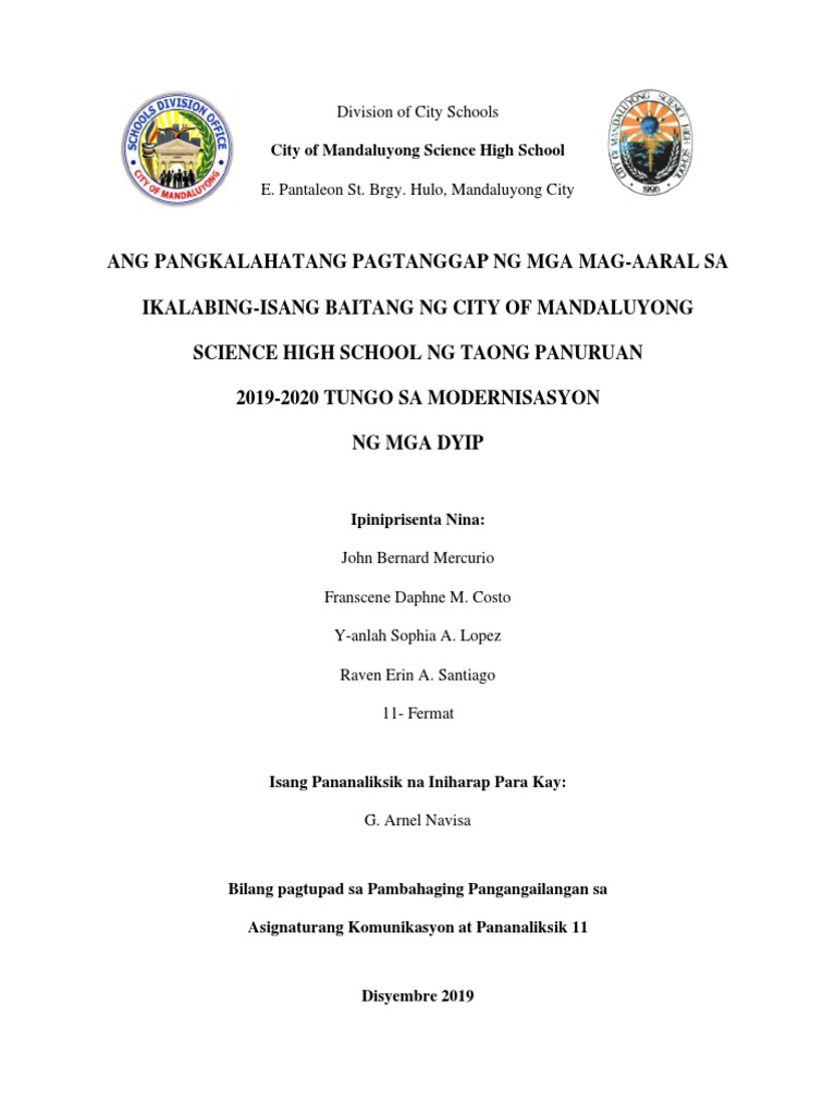 Ang Pangkalahatang Pagtanggap NG Mga MagAaral Sa IkalabingIsang