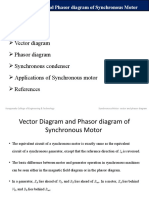 Vector Diagram and Phasor Diagram of Synchronous Motor
