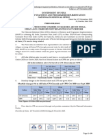 CPI Numbers for Rural, Urban, and Combined for October 2020