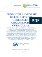 Diseño Curricular Educación Inicial (Tabla de Contenido)