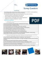 Epotential Survey Questions
