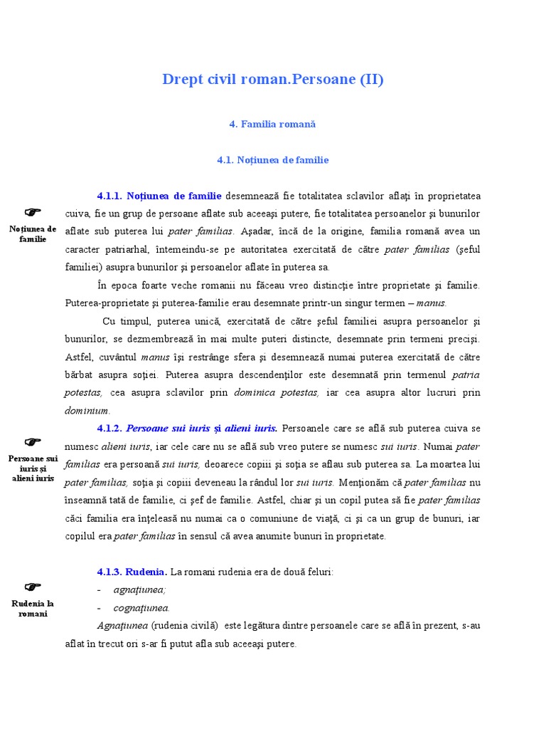 Drept Roman - Curs Nr. 5 | PDF