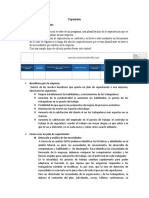 Planificación de capacitación y formación