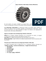 Cálculo Engranajes Helicoidales